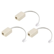 Telefonbuchse 6P4C Stecker an
