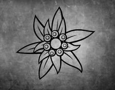 Aufkleber Edelweiss Car Auto Sticker Tuning JDM Decal Bike Scene Blume Edelweiß