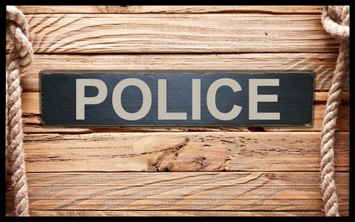 Polizeistation vintage stil - vintage,