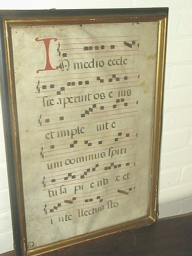 Wandbild handschrift pergament - wandbild,