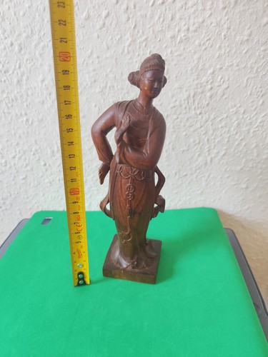 Antike holzfigur einer - antike,
