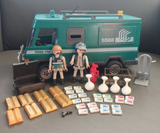 Playmobil 5566 Polizei Geldtransporter mit 2 Figuren und viel Zubehör