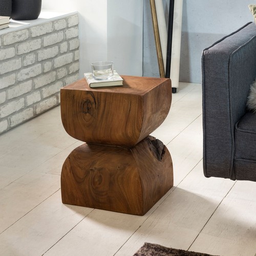 Finebuy beistelltisch braun - finebuy,