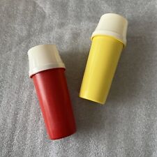 Tupperware Retro-Set Senf-,Ketchup-Behälter,Pumpspender,Vintage, Neuwertig