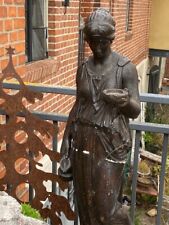  Skulptur Figur Steinfigur Gartenfigur Garten Parkfigur Vase Brunnen Plastik