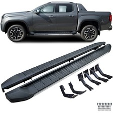 Alu Trittbretter Flankenschutz OE Look passend für VW Amarok 2010-2022