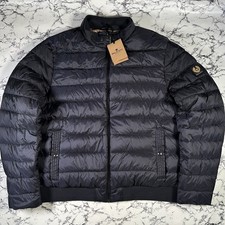 Belstaff dunkelblaue Circuit-Jacke für Herren Größe UK46 IT56 3XL authentisch neu mit Etikett