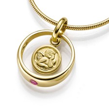 Anhänger Taufring mit Engel