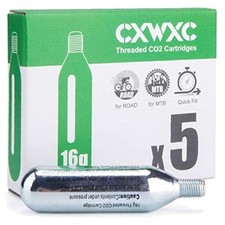 CO2 Kartuschen 16g/25g - Schnelles Aufpumpen für Presta und Schrader Ventile