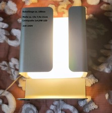 Philips Tischleuchte Metall lackiert, Nachttischlampe ect. , ca.  15x 7,5x 21cm