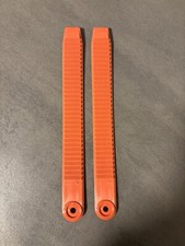 2 Stück Snowboard-Bindung Ratchet Strap "Zahnriemen" Tongue | Rot | Neu 20x2cm