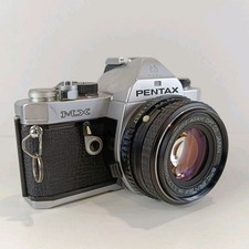 Pentax MX analoge Spiegelreflexkamera 35 mm mit SMC Pentax M 50 mm F1.7 Objektiv Pentax MX Kamera