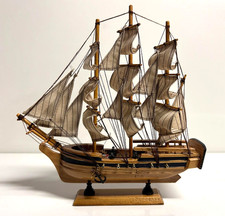 Wunderschöne maritime Deko, Schiffsmodell aus Holz, Höhe: 32 cm