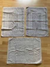 Duschvorleger / Bad / Grau / 3er Set / Badteppich Badevorleger / 66x46 cm