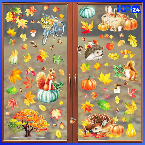 Herbst fensterbilder - herbst,