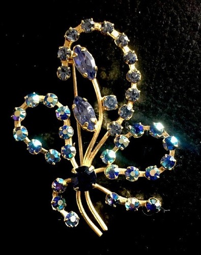 Hübsche alte brosche - hübsche, strass