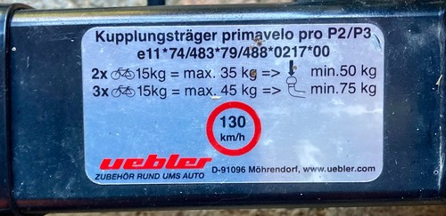 Fahrradheckträger für