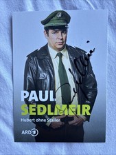 Autogrammkarte Paul Sedlmeir