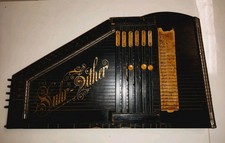 Auto Harp Zither Vintage um