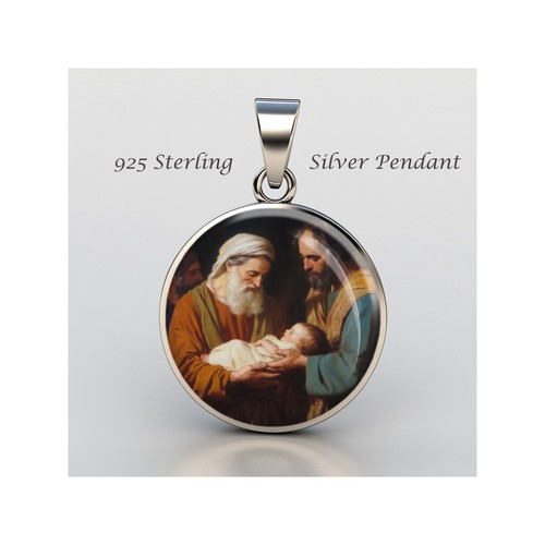 Heiliger simeon und josef - simeon, mit