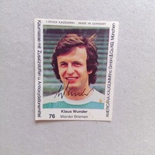 Americana Kaugummi-Bild, Wunder (Bremen),signiert, ungeklebt