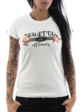Ghetto off Limits Shirt Frauen Rundhals kurzarm 190415 weiß 