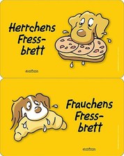 Schneidebrett Brettchen Hund