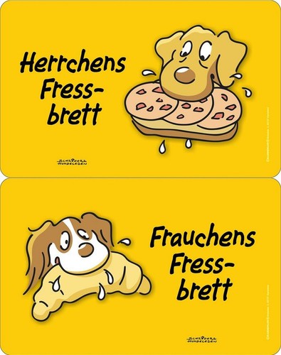 Schneidebrett brettchen hund - schneidebrett,