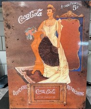 Coca Cola Werbeschild bedruckt