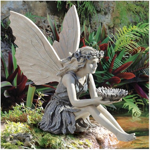 Gartendeko ornament sitzen - gartendeko,
