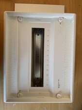 Verteilerschrank Aufputz Kleinverteiler 1 Reihe 12 Module mit Abdeckstreifen