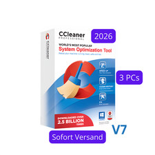 CCleaner Professional V7 - Windows |  3 Geräte | 1 Jahr | E-Mail Key Versand