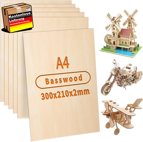 Sperrholzplatten 2mm für - a4,