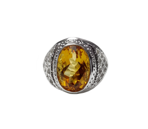 Natürlich citrin ring - natürlich,