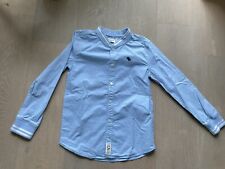 Abercrombie Hemd Shirt langärmlig mittelblau Gr. S  152-158 guter Zustand