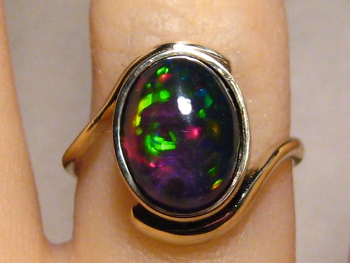 Schwarzer welo opal - ct.,