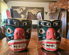 Maske Wanddekoration 2 Masken