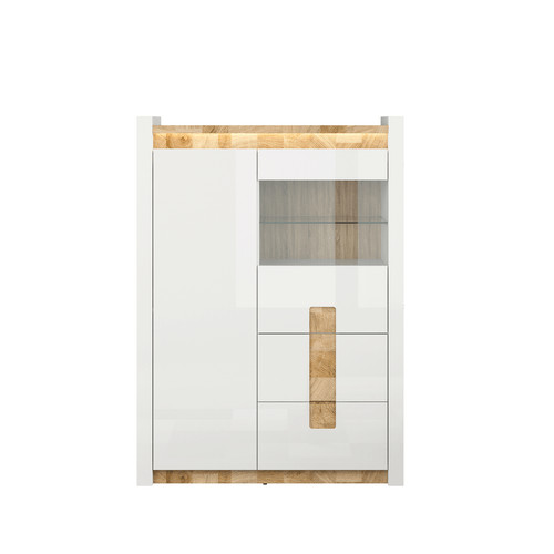 Highboardvitrine weiß - highboardvitrine,