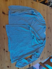 Esprit Damen Strickjacke Gr. XXL, Offene Front, Zart ,Grau