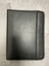 Konferenzmappe/Portfolio Leder Schwarz