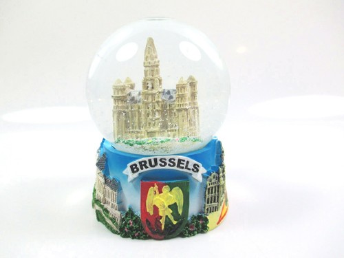 Brüssel rathaus schneekugel - rathaus,