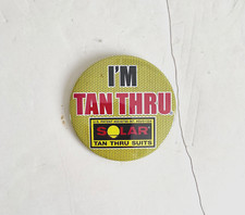 Vintage Pinback Button Solar