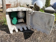 Gartensteckdose mit Zeitschaltunr Steinoptik für Weihnachtsbeleuchtung