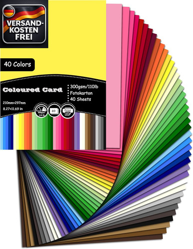 Bunt tonkarton farben - bunt,