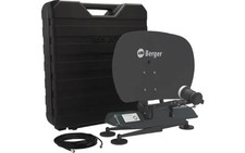 Berger Pathfinder 2.0 faltbare vollautomatische Sat-Anlage Grau, Camping B-Ware