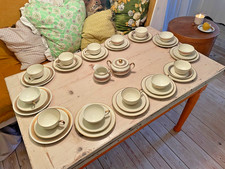 Kaffeeservice 13 Personen, Porzellan/Gold, Hutschenreuther, H&E Heinrich, Selb