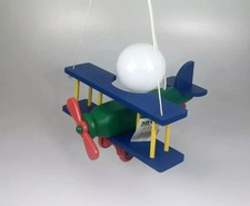 Exklusive Vollholz / Massivholz Flugzeug Kinderzimmerlampe Deckenleuchte Lampe