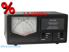 MAAS RX-200 Kreuzzeiger SWR & PWR Meter - 1.8 - 180 MHz 3000 Watt CB Funk & VHF