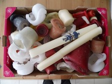 10 kg Kerzenreste Wachsreste Wachs Kerzen ca. 9,8 kg zum Basteln Kerzengießen