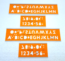 Konvolut 2 Stück Standardgraph Schriftschablone 219 / 20 gut erhalten in OVP